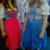 German drndl worn by Susanne and Viktoria ...